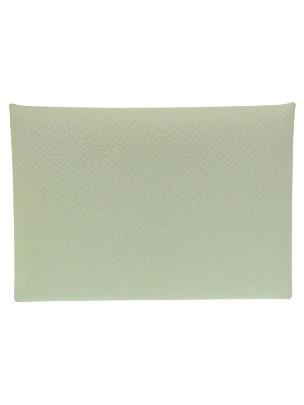 Hermes Calvi Duo Veau Epsom Vert Fizz Card Case Green